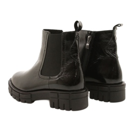 Botas de mujer Black Varnished Caprice 9-25461-27 017 negro 4 Botas de mujer Black Varnished Caprice 9-25461-27 017 negro 4