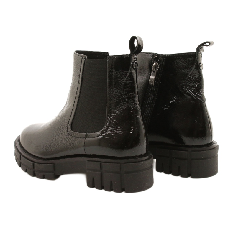 Botas de mujer Black Varnished Caprice 9-25461-27 017 negro 4 Botas de mujer Black Varnished Caprice 9-25461-27 017 negro 4