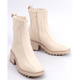 Botas de mujer crema QT33P Beige 5