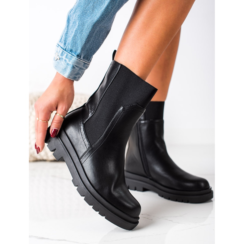 Botas altas Vinceza negro 2