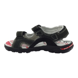 Bartek Sandals Leather Sports Boys 19108 Negro 2