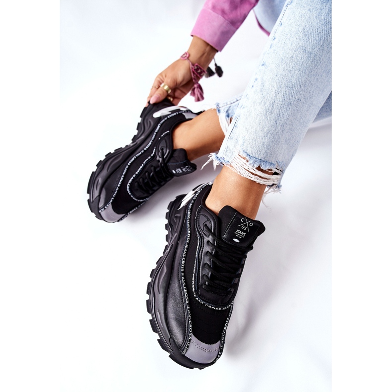 Calzado deportivo de mujer Cross Jeans II2R4018C Negro 2