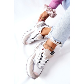 Zapatos Deportivos Mujer Cross Jeans Blanco y Gris II2R4020C 2
