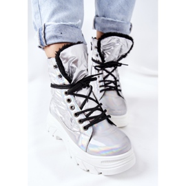 Vinceza Trappers ismobe plateadas para mujer plata 2 Vinceza Trappers ismobe plateadas para mujer plata 2