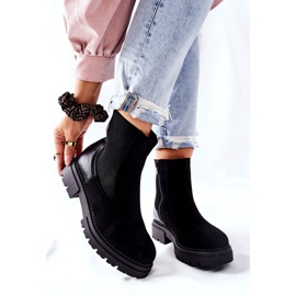 PE1 Botas cálidas Botas negras Prestons Jodhpur negro 1