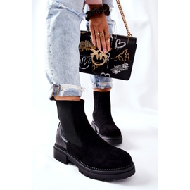 PE1 Botas cálidas Botas negras Prestons Jodhpur negro 5