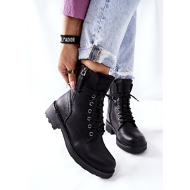 Botas altas negras con cremalleras Maisa negro 5