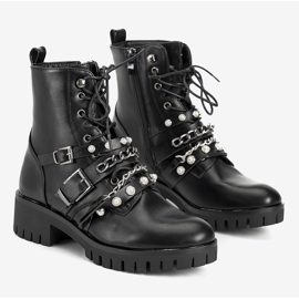 Botas de montaña negras de mujer con cadenas Faubert negro 1