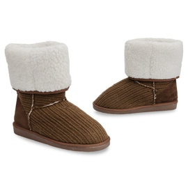 Botas cálidas esquimales 7715 Camel marrón 3