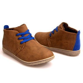 Zapatillas altas con aislamiento 3021 Camel marrón 2