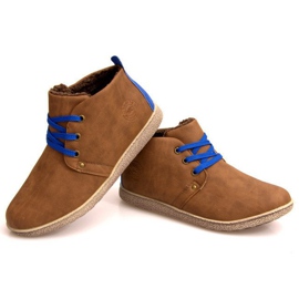 Zapatillas altas con aislamiento 3021 Camel marrón 3