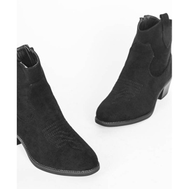 Botas negras con tacones planos de Rosi negro 1