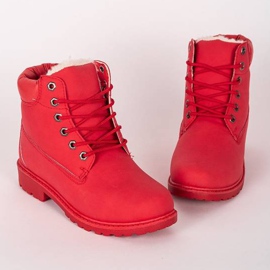 Botas de montaña rojas de Jun rojo 2