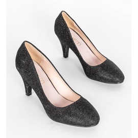 Zapatos negros con tacón de aguja Daisy 2
