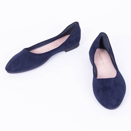Bailarinas azul marino con puntera almendra de Betty 2