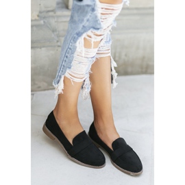 Señores negros sobre un tacón plano Georgia 2 Señores negros sobre un tacón plano Georgia 2