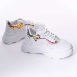 Zapatillas blancas con adornos Mitsuko blanco 4