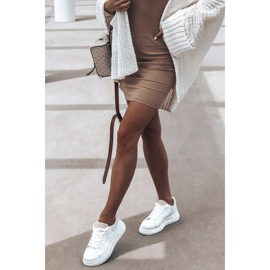 RunwayHer zapatillas blancas blanco rosado 2