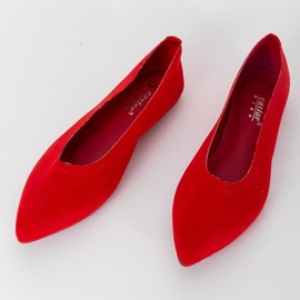 Bailarinas rojas a la mujer libre de Spitz rojo 2