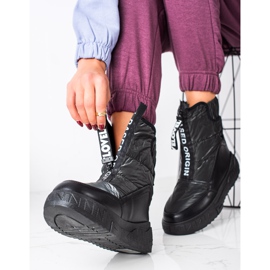 Seastar Botas de nieve en el control deslizante negro 1