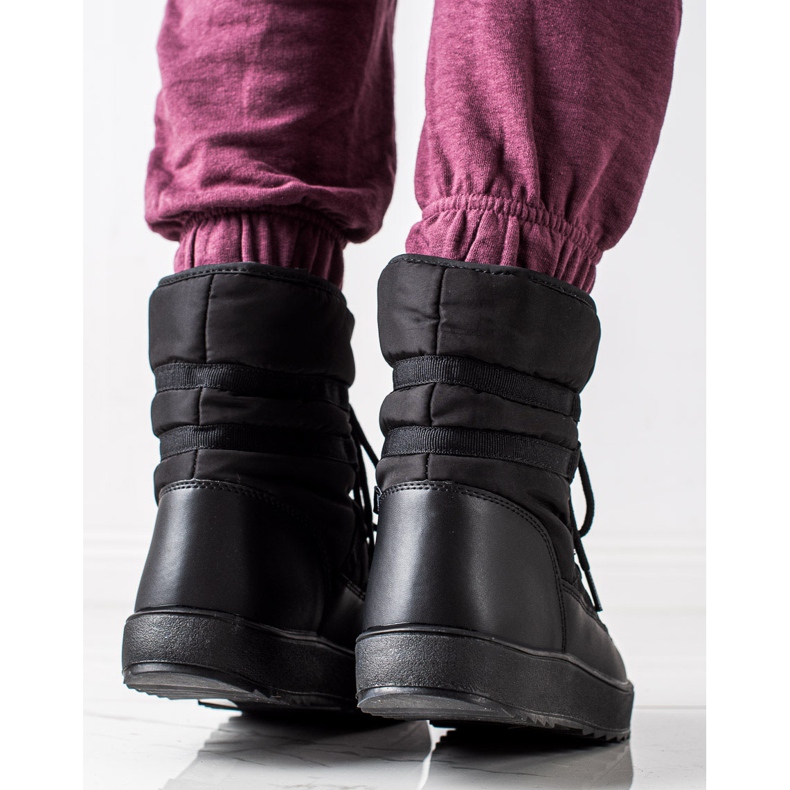 S. BARSKI Botas de nieve cómodas de S.BARSKI negro 1