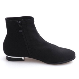 Botines planos marrones con hebillas Nila marrón 4