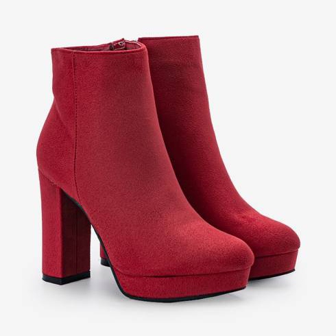 Botas rojas de Azula eco-powder rojo 1