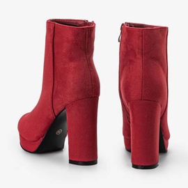 Botas rojas de Azula eco-powder rojo 2
