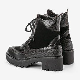 Negro Tacones planos Black Vel 2