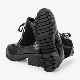 Negro Tacones planos Black Vel 3