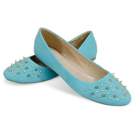 Zapatillas deportivas blancas con decoración holográfica Ciri blanco azul 3