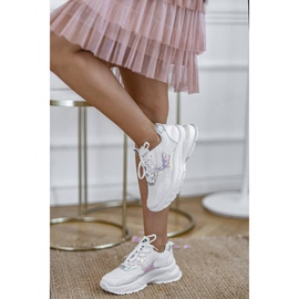 Zapatillas blancas Modern Girl gris 2