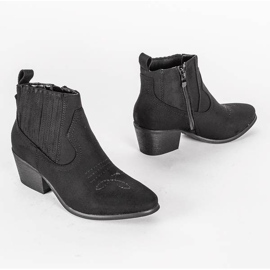 Bota cowboy Ves negra negro 1