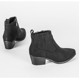 Bota cowboy Ves negra negro 2