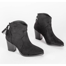 Botas de vaquero negras en el puesto de Abigail negro 2