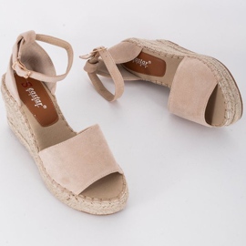Alpargatas beige con cuña Holiday Vibes 4
