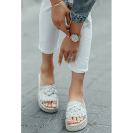 Zapatillas plateadas en la plataforma Sudden Draft 2 Zapatillas plateadas en la plataforma Sudden Draft 2