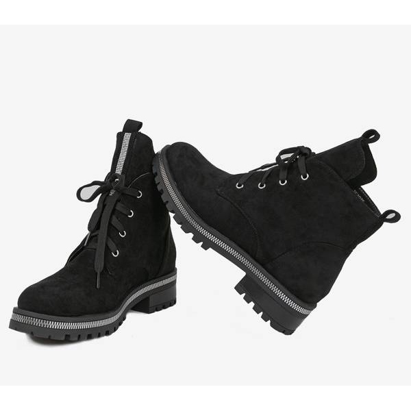 Botas negras decoradas de Winny negro 1