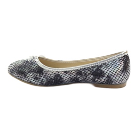 American Club Bailarinas American C061 gris para niña 2