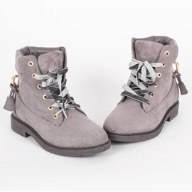Botas de montaña grises de Jessie con candado 2