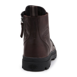 Zapatillas Palladium Pampa Zip Lth M 76888-249-M marrón 5