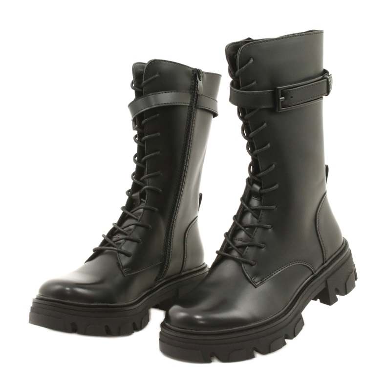 Botas altas para mujeres Sergio Leone TR745 Negro 3