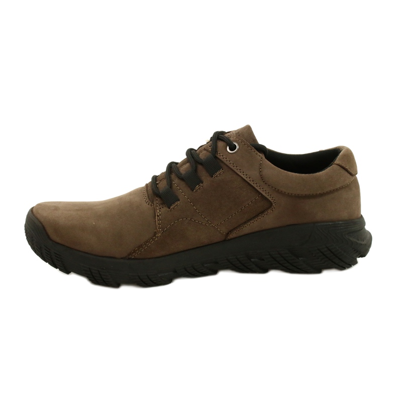 Zapatillas hombre confort American Club CY18 / 21 marrón 2