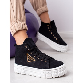 Goodin Zapatillas De Deporte De Alta Moda negro 1