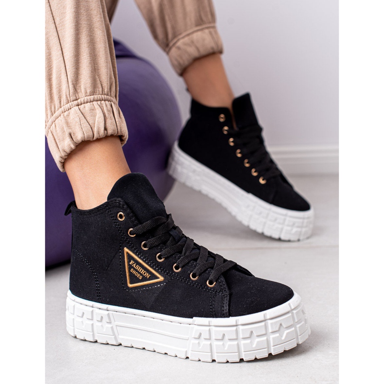 Goodin Zapatillas De Deporte De Alta Moda negro 1 Goodin Zapatillas De Deporte De Alta Moda negro 1