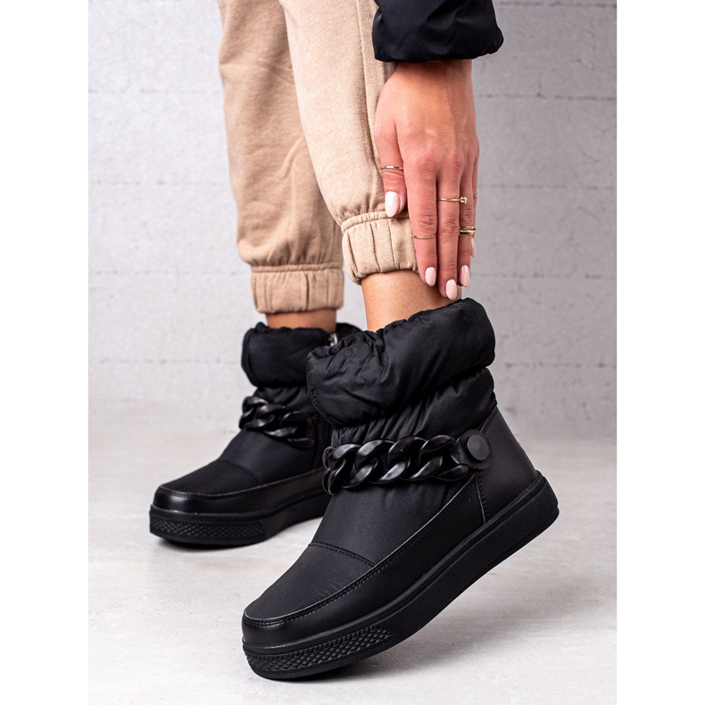 S. BARSKI Botas de nieve con cadena S.BARSKI negro 1 S. BARSKI Botas de nieve con cadena S.BARSKI negro 1