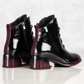 S. BARSKI Botas con cordones y tacones altos de S.BARSKI negro 5