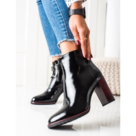 S. BARSKI Botas barnizadas con estilo S.BARSKI negro 3