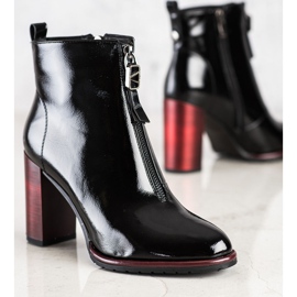 S. BARSKI Botas barnizadas con estilo S.BARSKI negro 2 S. BARSKI Botas barnizadas con estilo S.BARSKI negro 2