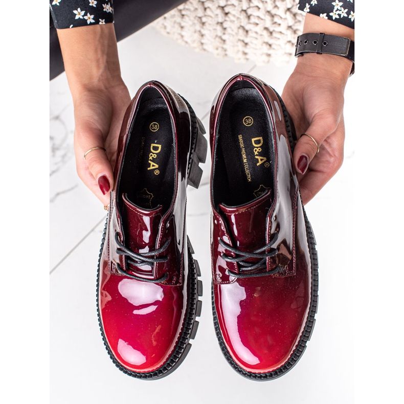 S. BARSKI Zapatos lacados S.BARSKI rojo 1